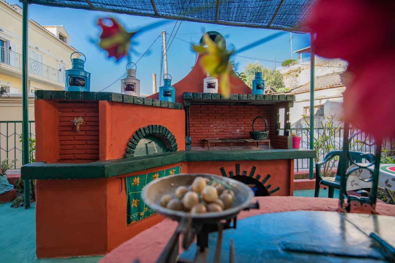 شقة Fay'S Barbeque Garden House -Family Activities Corfu Port المظهر الخارجي الصورة
