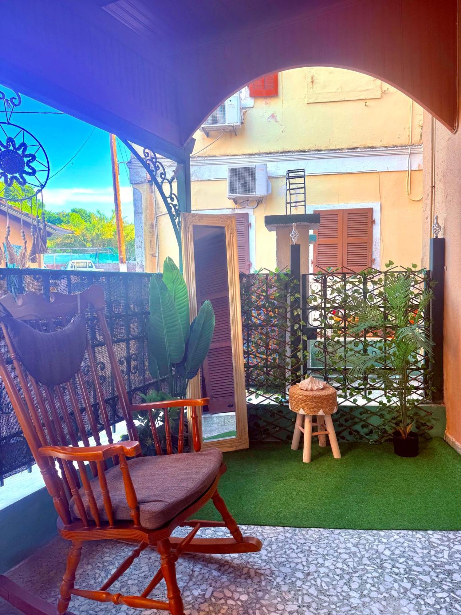 شقة Fay'S Barbeque Garden House -Family Activities Corfu Port المظهر الخارجي الصورة