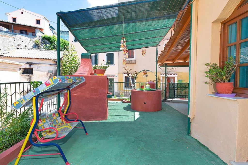 شقة Fay'S Barbeque Garden House -Family Activities Corfu Port المظهر الخارجي الصورة